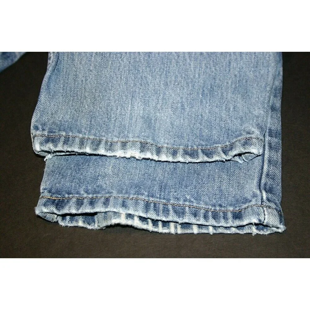 Kirkland jeans mens 35 x 31 Signature distressed straight blue